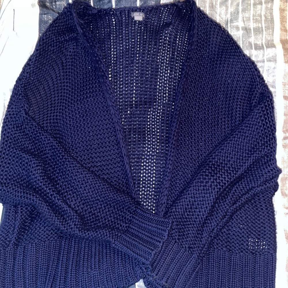 Aerie navy cardigan